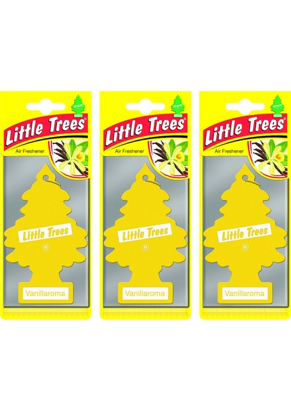 Little Trees 3'lü Vanillaroma Vanilya Aromalı Asma Oto Kokusu