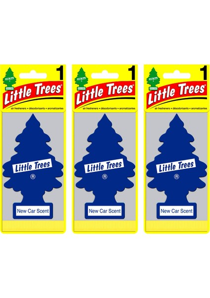 Little Trees New Car Scent Asma Oto Kokusu 3 Adet