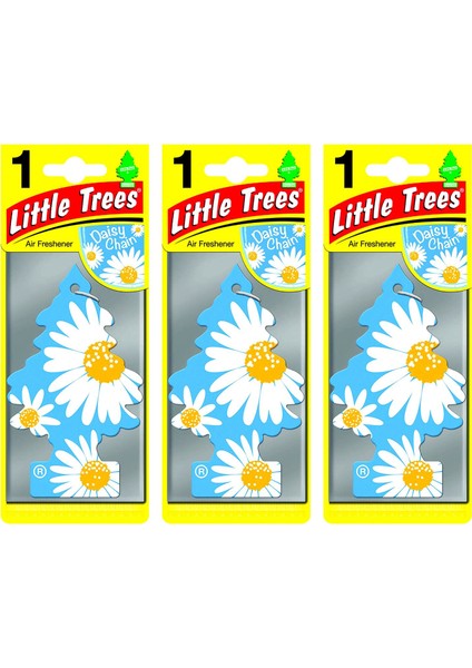 Little Trees Daisy Chain Papatya Aromalı Oto Kokusu 3 Adet