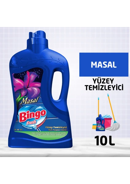 Fresh Yüzey Temizleyici 2,5 lt Masal Ekonomi Paketi 4'lü