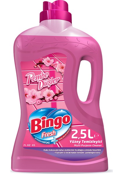 Fresh Yüzey Temizleyici Pembe Düşler 2,5L