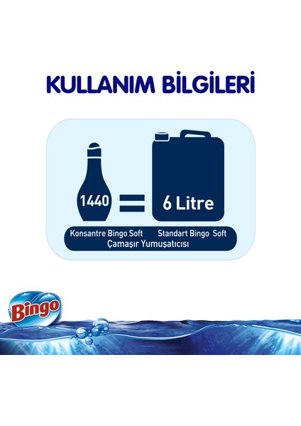 Soft Konsantre Çamaşır Yumuşatıcısı Bahar 1440 ml