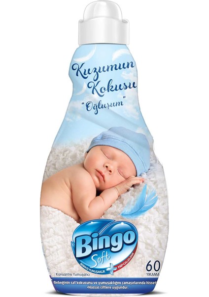 Soft Konsantre Çamaşır Yumuşatıcısı Oğluşum 1440 ml