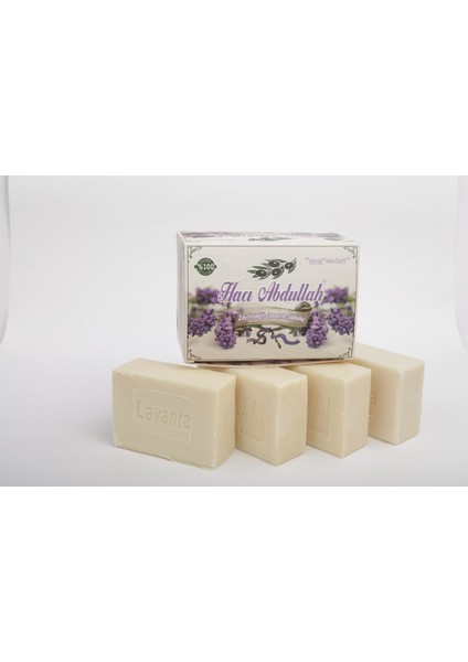 Zeytinyağlı Lavanta Sabunu 4 Adet x 180 gr
