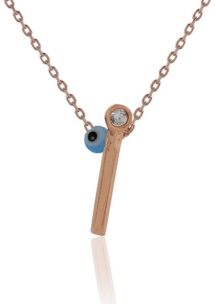 I Harf Gümüş Kolye