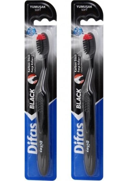 Diş Fırçası Black Yumuşak - 12'li Paket