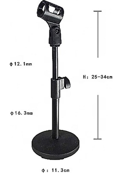 SM-109 Ayarlı Masa Üstü Mikrofon Standı modelleri