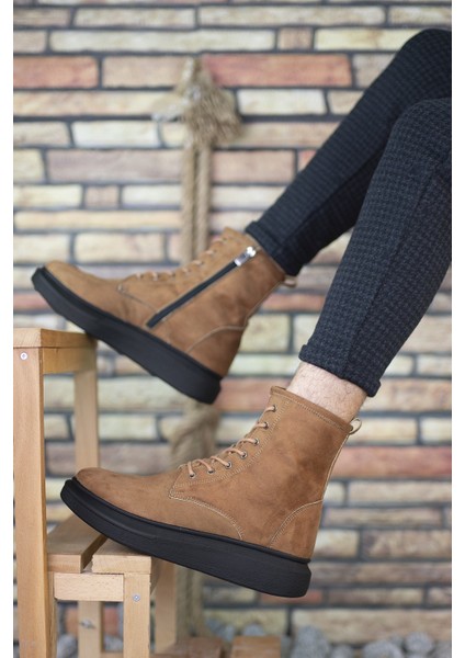 Taba Siyah Süet Sneaker Bot 0012373 fırsatları