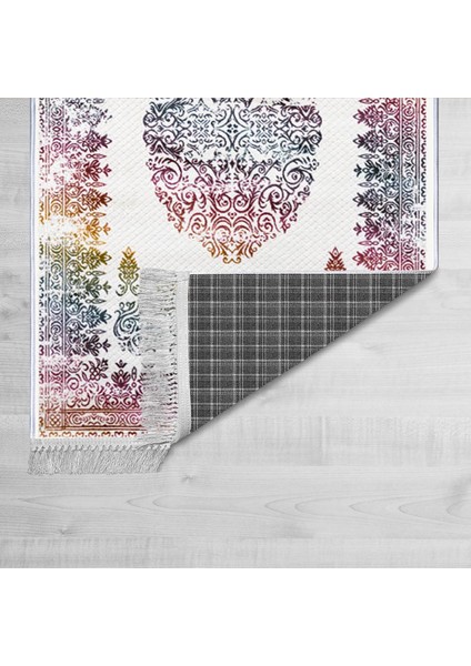 Dekoratif Özel Tasarım Pamuklu Dokuma Taban Yumuşak Dokulu Halı Beyaz 80 x 120 cm fiyatları