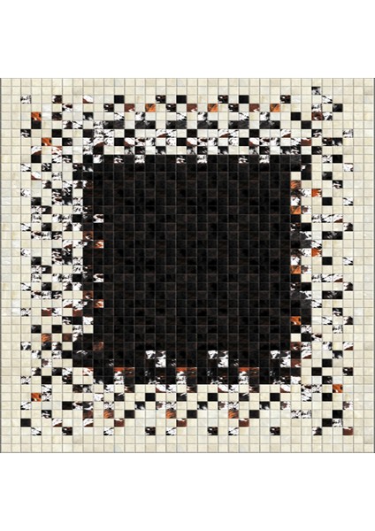 Dekoratif Özel Tasarım Pamuklu Dokuma Taban Yumuşak Dokulu Halı Siyah 80 x 120 cm fırsatları