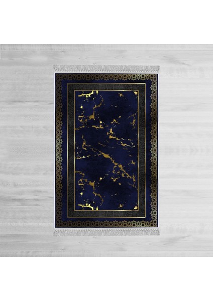 Dekoratif Özel Tasarım Pamuklu Dokuma Taban Yumuşak Dokulu Halı Siyah 80 x 150 cm modelleri