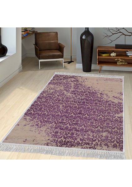 Dekoratif Özel Tasarım Şönil Dokuma Taban Yumuşak Dokulu Halı Renkli 140 x 220 cm