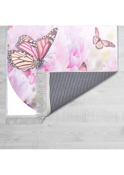 Dekoratif Özel Tasarım Şönil Dokuma Taban Yumuşak Dokulu Halı Renkli 80 x 120 cm fiyatları