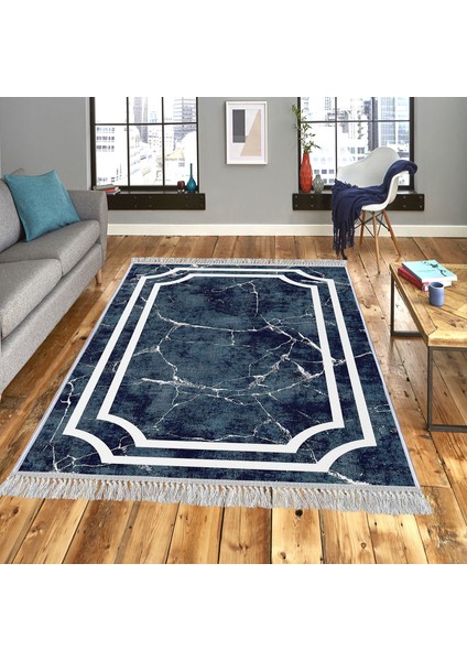Dekoratif Özel Tasarım Şönil Dokuma Taban Yumuşak Dokulu Halı Renkli 80 x 120 cm
