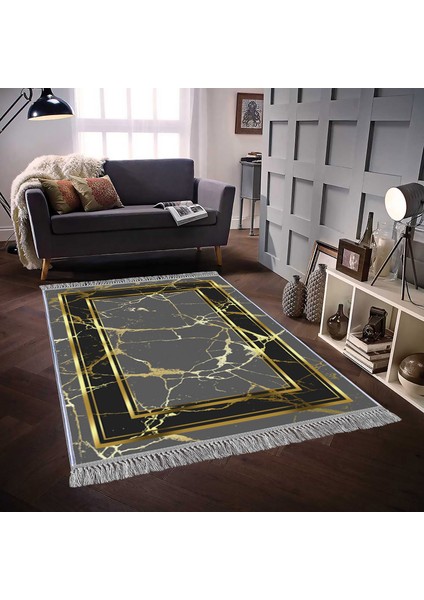 Dekoratif Özel Tasarım Şönil Dokuma Taban Yumuşak Dokulu Halı Renkli 80 x 120 cm