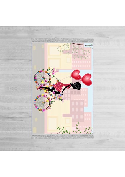 Dekoratif Özel Tasarım Şönil Dokuma Taban Yumuşak Dokulu Halı Renkli 120 x 180 cm modelleri