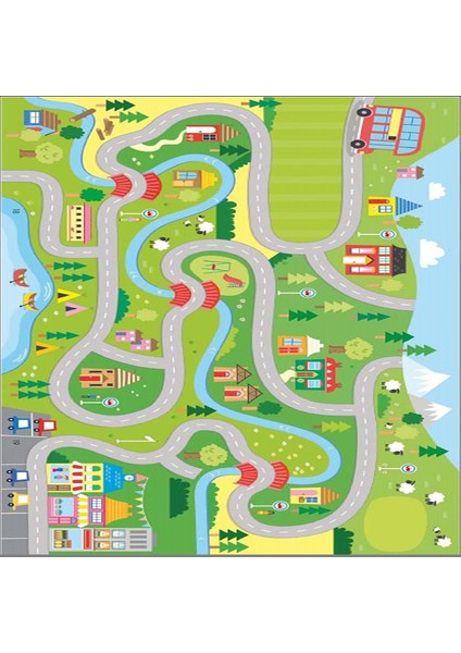 Dekoratif Özel Tasarım Şönil Dokuma Taban Yumuşak Dokulu Halı Renkli 80 x 120 cm fırsatları