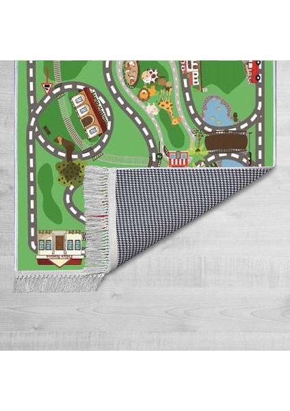 Dekoratif Özel Tasarım Şönil Dokuma Taban Yumuşak Dokulu Halı Renkli 140 x 220 cm fiyatları