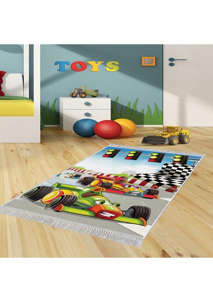 Dekoratif Özel Tasarım Şönil Dokuma Taban Yumuşak Dokulu Halı Renkli 120 x 180 cm