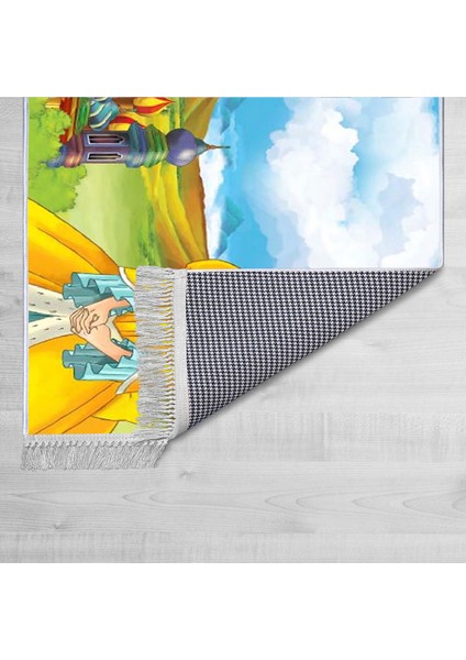 Dekoratif Özel Tasarım Şönil Dokuma Taban Yumuşak Dokulu Halı Renkli 140 x 220 cm fiyatları
