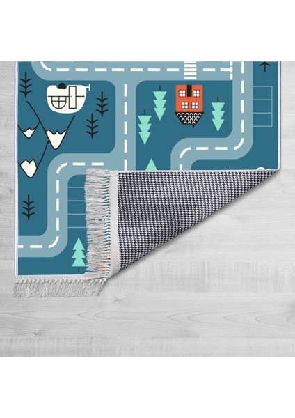 Dekoratif Özel Tasarım Şönil Dokuma Taban Yumuşak Dokulu Halı Renkli 140 x 220 cm fiyatları
