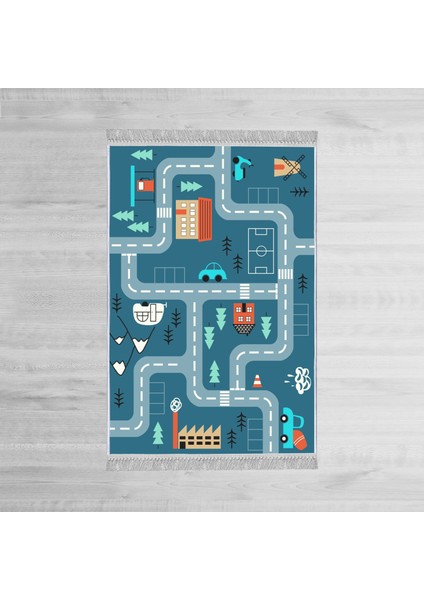 Dekoratif Özel Tasarım Şönil Dokuma Taban Yumuşak Dokulu Halı Renkli 140 x 220 cm modelleri