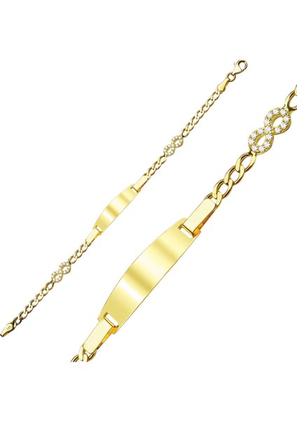 İsim Yazılabilir Sonsuzluklu Bebek Künyesi