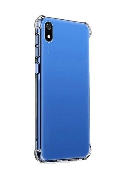 Xioami Redmi 7A Kılıf Ultra Korumalı Şeffaf Anti Shock Kılıf + Cam Ekran Koruyucu