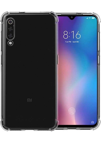 Xioami Mi 9 Kılıf Ultra Korumalı Şeffaf Anti Shock Kılıf + Nano Ekran Koruyucu