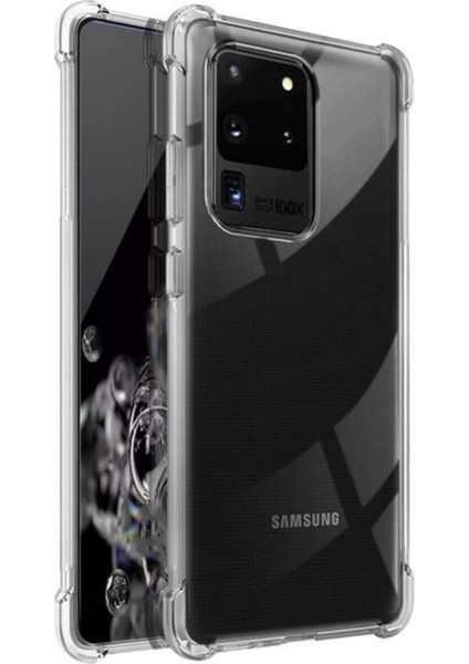 Samsung Galaxy S20 Ultra Kılıf Ultra Korumalı Şeffaf Anti Shock Kılıf