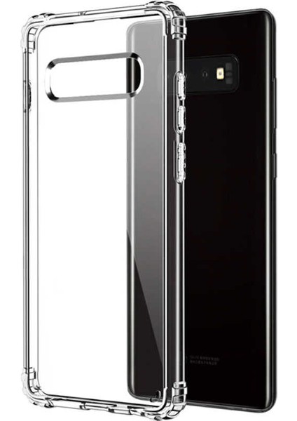 Samsung Galaxy S10E Kılıf Ultra Korumalı Şeffaf Anti Shock Kılıf + Tam Kaplayan 5D Cam Ekran Koruyucu
