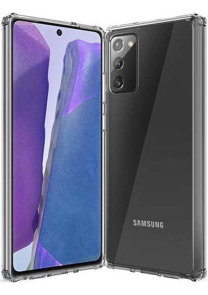 Samsung Galaxy Note 20 Kılıf Ultra Korumalı Şeffaf Anti Shock Kılıf + Pet Ekran Koruyucu modelleri
