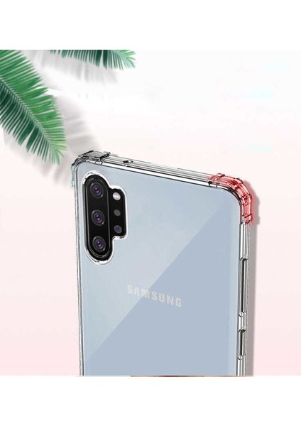 Samsung Galaxy Note 10 Plus Kılıf Ultra Korumalı Şeffaf Anti Shock Kılıf + Tam Kaplayan 6D Polymer Nano Ekran Koruyucu