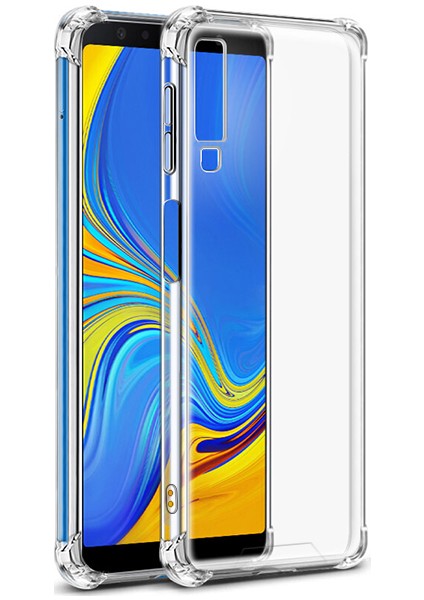 Samsung Galaxy A7 2018 Kılıf Ultra Korumalı Şeffaf Anti Shock Kılıf