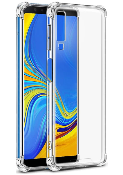 Tekno Grup Samsung Galaxy A7 2018 Kılıf Ultra Korumalı Şeffaf Anti Shock Kılıf