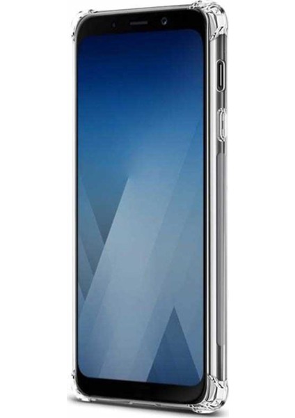 Samsung Galaxy A6 Plus 2018 Kılıf Ultra Korumalı Şeffaf Anti Shock Kılıf + Nano Ekran Koruyucu