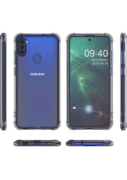 Samsung Galaxy A11 Kılıf Ultra Korumalı Şeffaf Anti Shock Kılıf