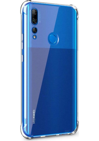 Huawei Y9 Prime 2019 Kılıf Ultra Korumalı Şeffaf Anti Shock Kılıf + Tam Kaplayan 6D Nano Ekran Koruyucu
