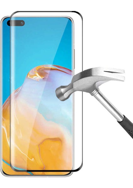 Huawei P40 Pro Tam Kaplayan 9h Fiber Nano Ekran Koruyucu