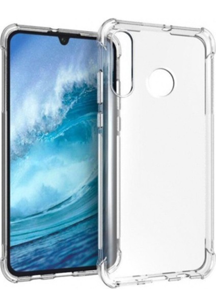 Huawei P30 Kılıf Ultra Korumalı Şeffaf Anti Shock Kılıf + Tam Kaplayan 6D Nano Ekran Koruyucu