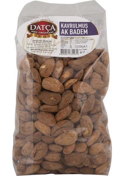 Datça Kavrulmuş Ak Badem 500 gr