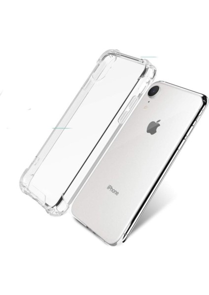 Apple iPhone Xs Max Kılıf Ultra Korumalı Şeffaf Anti Shock Kılıf + Tam Kaplayan 5D Cam Ekran Koruyucu