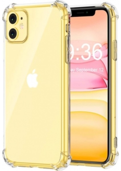 Apple iPhone 11 Pro Max (6.5'') Kılıf Ultra Korumalı Şeffaf Anti Shock Kılıf + Tam Kaplayan 6D Nano Ekran Koruyucu