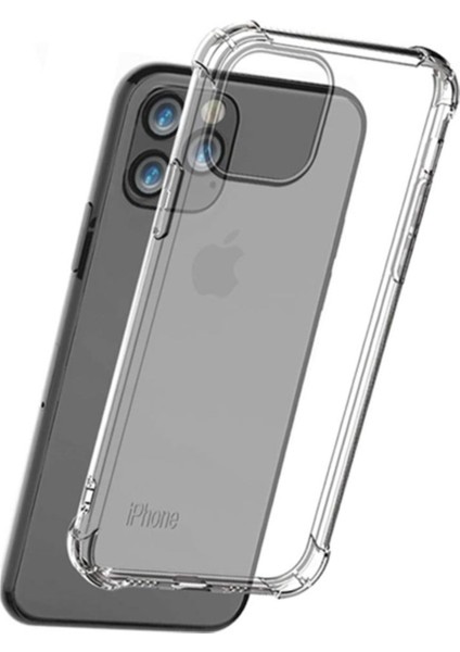 Apple iPhone 11 (6.1'') Kılıf Ultra Korumalı Şeffaf Anti Shock Kılıf + Tam Kaplayan 6D Nano Ekran Koruyucu