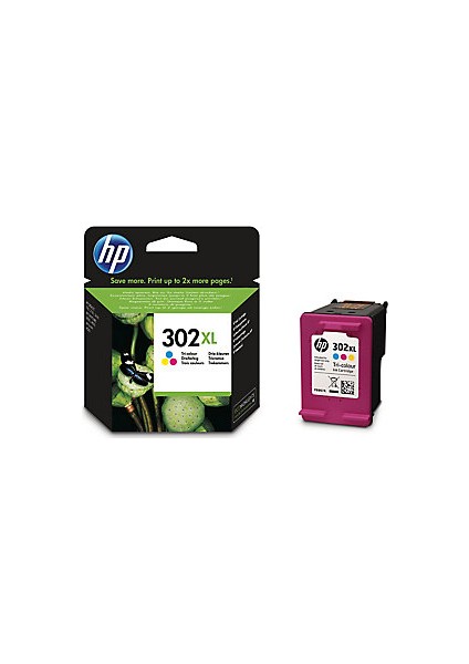 No 302XL Yüksek Kapasite Renkli Kartuş