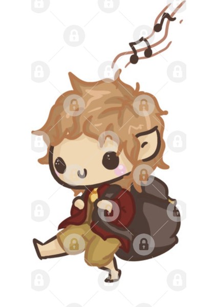 The Hobbit Chibi Kupa Bardak