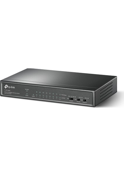 TL-SF1009P. 9-Port 10/100Mbps Masaüstü Switch with 8-Port PoE+