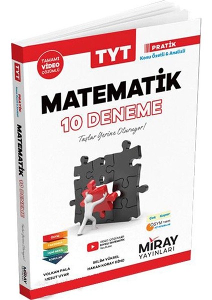 Miray Yayınları TYT Matematik 10 Deneme