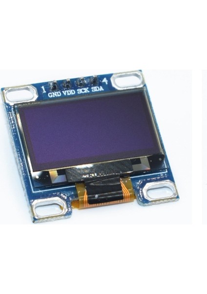 128X64 OLED Ekran Display LCD 0.96 I2C Arduino Raspberry Pı Mavi