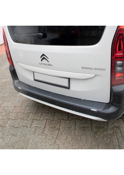 Citroen Berlingo Arka Tampon Eşiği Koruma (ABS) Mat Siyah 2019 ve Sonrası fırsatları